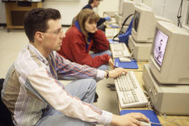 Photograph of Students Using Computers