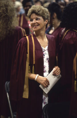 Photograph of a Graduate at Convocation