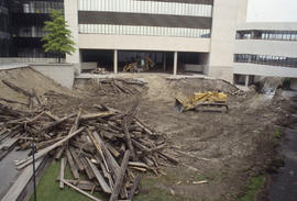 Photograph of a building construction at North