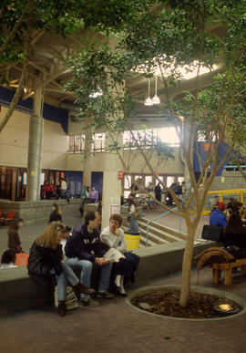 Photograph of the view inside the Student Centre
