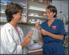 Photograph of two nurses