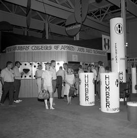 Photograph of a Humber Booth at the Canadian National Exhibition