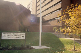 Photograph of the Main Entrance to the Osler Campus Building