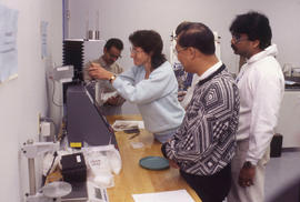 Photograph of students in class at the Canadian Plastics Training Centre