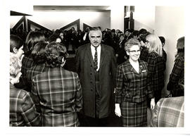 Photograph from opening of Osler building and residence