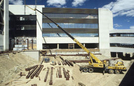 Photograph of building construction at North