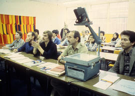Photograph of mature aged students in classroom