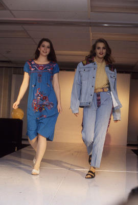 Photograph of Fashion Students Walking Down the Runway