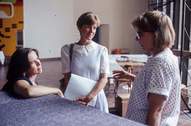 Photograph of Dianne Saint,  Lori Fournier  and an unknown person